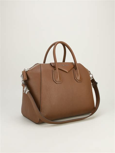 buy givenchy antigona dark brown handbag|givenchy antigona shopper.